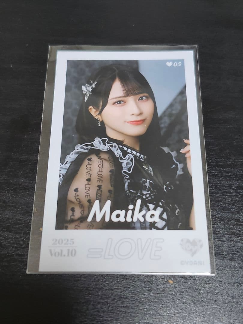 佐々木舞香 ミニフォト レア 黒衣装 vol.10 イコラブ ＝LOVE 匿名配送