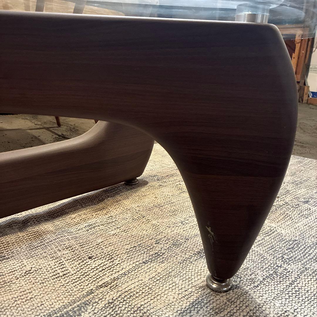 イサム・ノグチ コーヒーテーブル リプログト 送料負担 高級品 ガラス