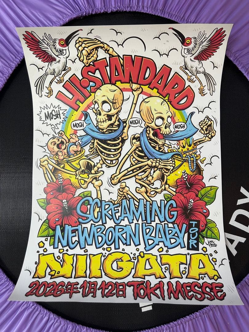 HI-STANDARD SCREAMING NEWBORN BABY ポスター - メルカリ