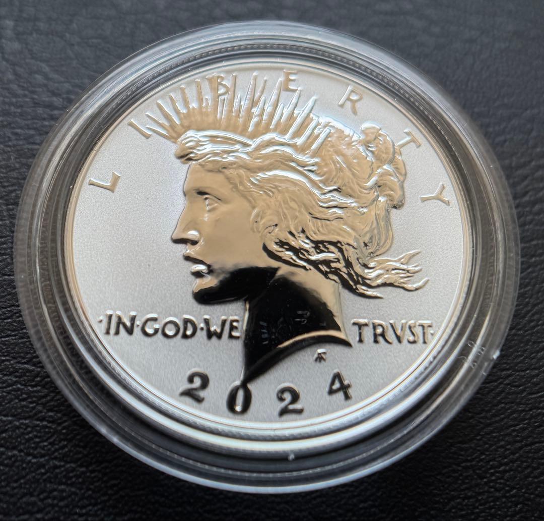 2024 モルガン & ピース ダラー リバースプルーフ 2コインセット 銀貨