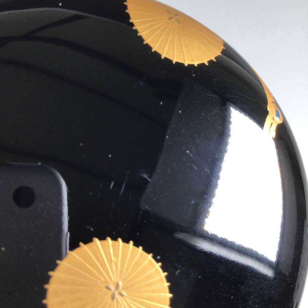 R328棗『蒔絵師西條一斎作』『唐松蒔絵』『大棗』共箱茶道具