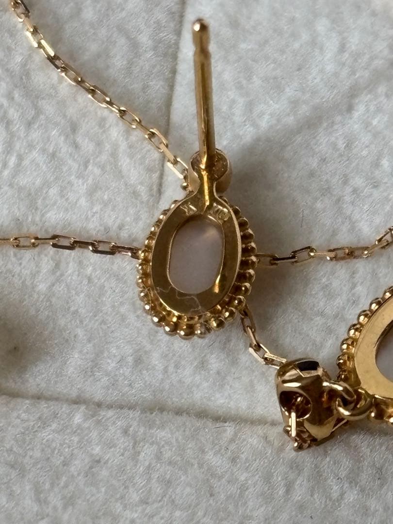 ヴァンドーム青山 ネックレス ピアス K18 シェル