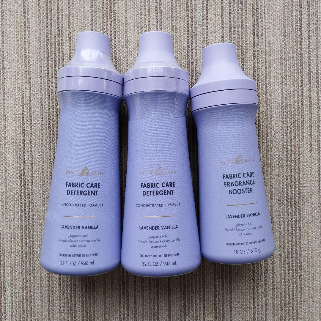 bath&body works 洗濯用洗剤　ビーズ　芳香剤　ラベンダー　バニラ② レノアの柔軟剤、ビーズ、すすぎ消臭剤 bath&body works 洗濯用洗剤