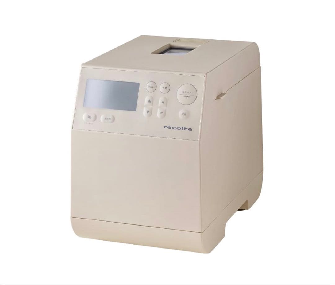 【新品未使用】recolte レコルト　コンパクト　ホームベーカリー クリーム色 レコルト コンパクトベーカリー クリームホワイト 送料無料:大人の良彩