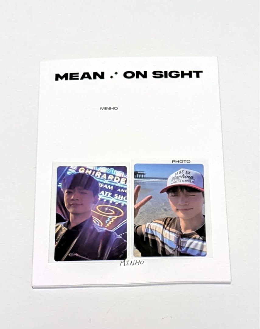 フォトブック+カタログ 抜きなし MEAN : on sight ミンホ 写真展