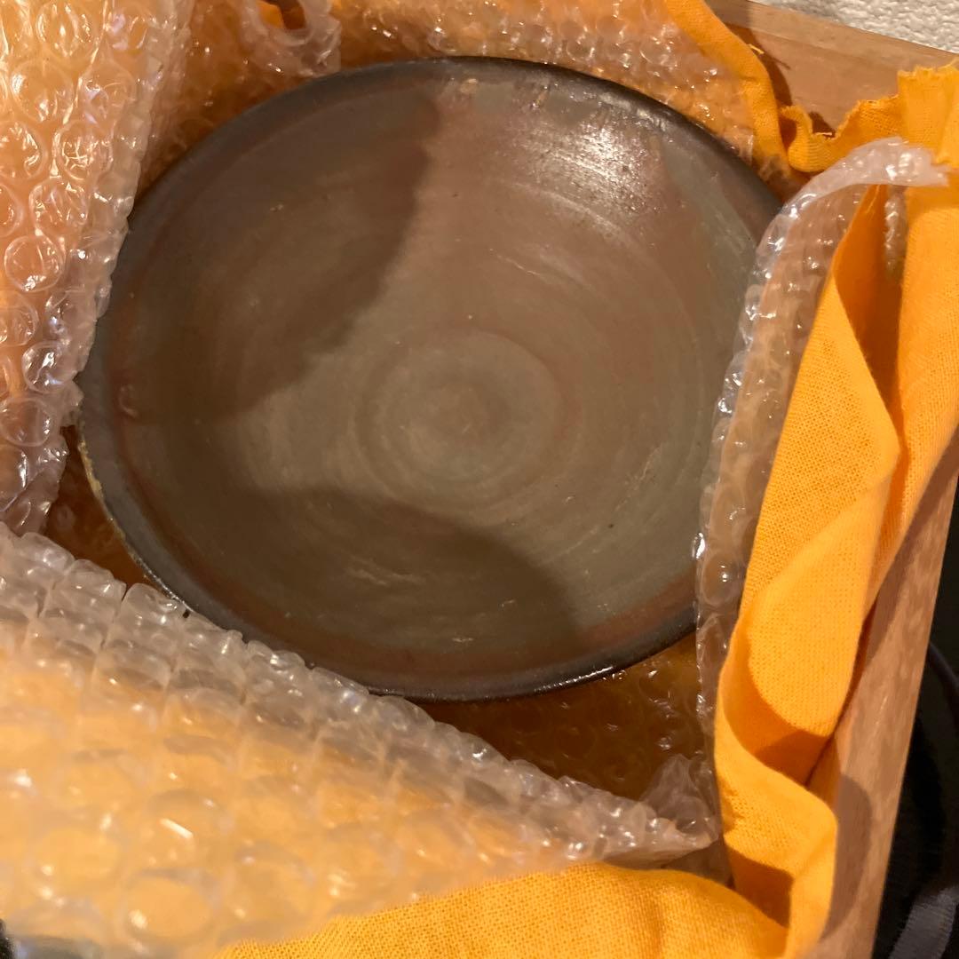 【備前焼】榊原清人　茶盌《新品・未使用・美品》共箱有り