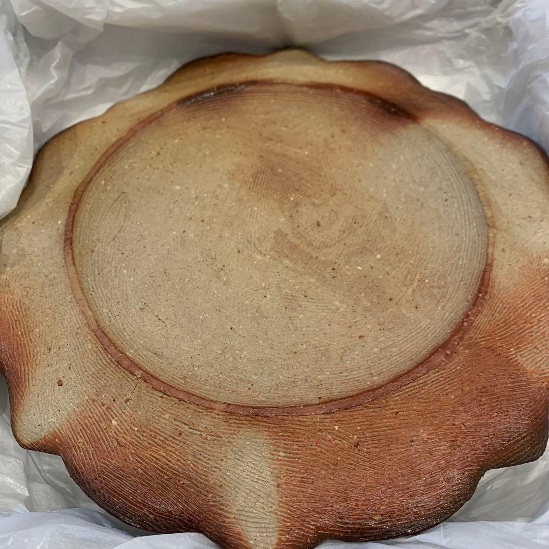 森一洋　備前焼　食器　花びら　陶器　プレート　大皿