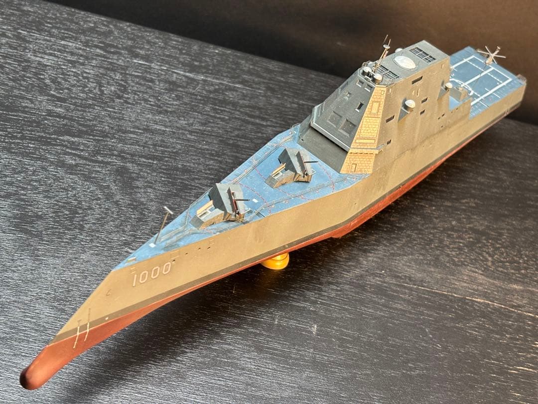 ステレス艦〝ズムウォルト〟＆ロシア原潜（1/350)