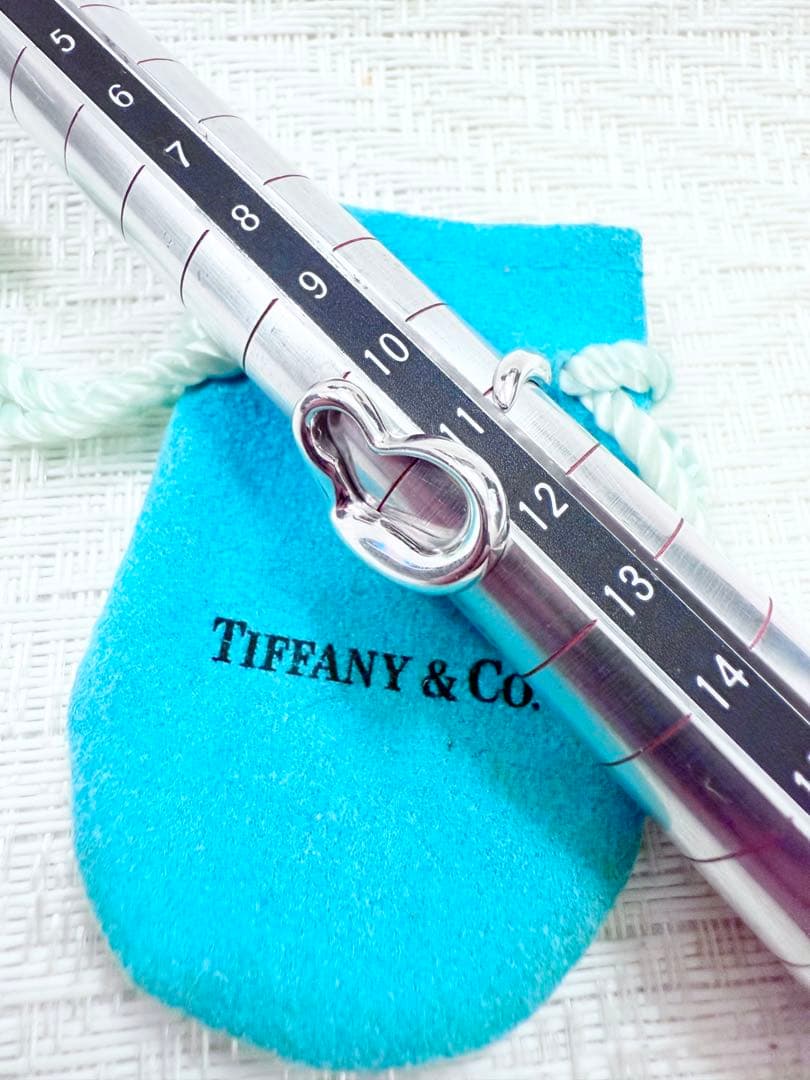 ティファニー　オープンハートリング　指輪　11号 研磨洗浄済み　925