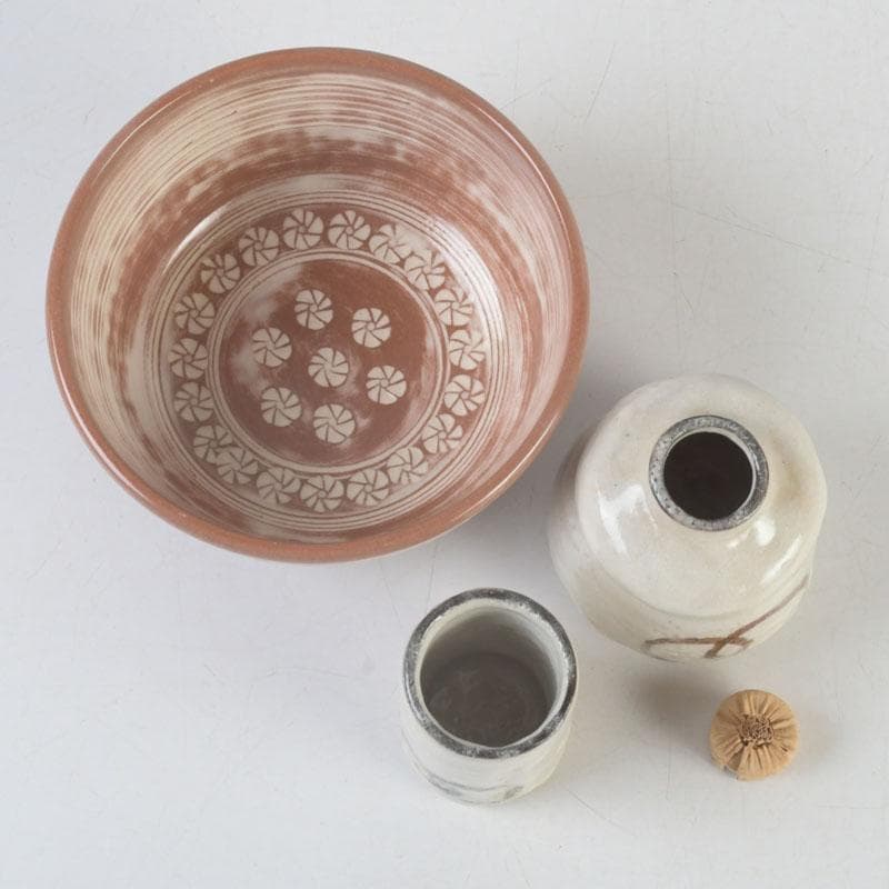 茶道具 桐木地本漆塗 青漆爪紅 利休茶箱 茶碗 棗など 七