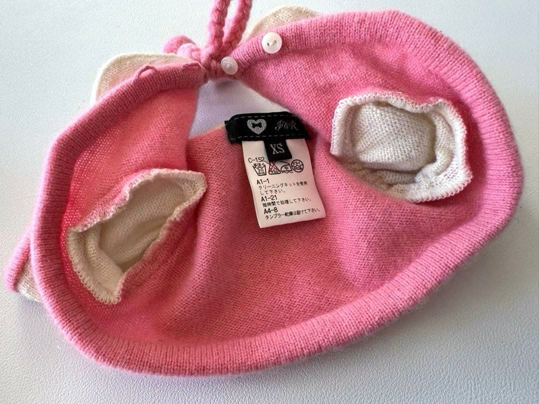 未使用】フィフィ&ロメオ カシミヤ100% ニット＋ボレロセット ピンク