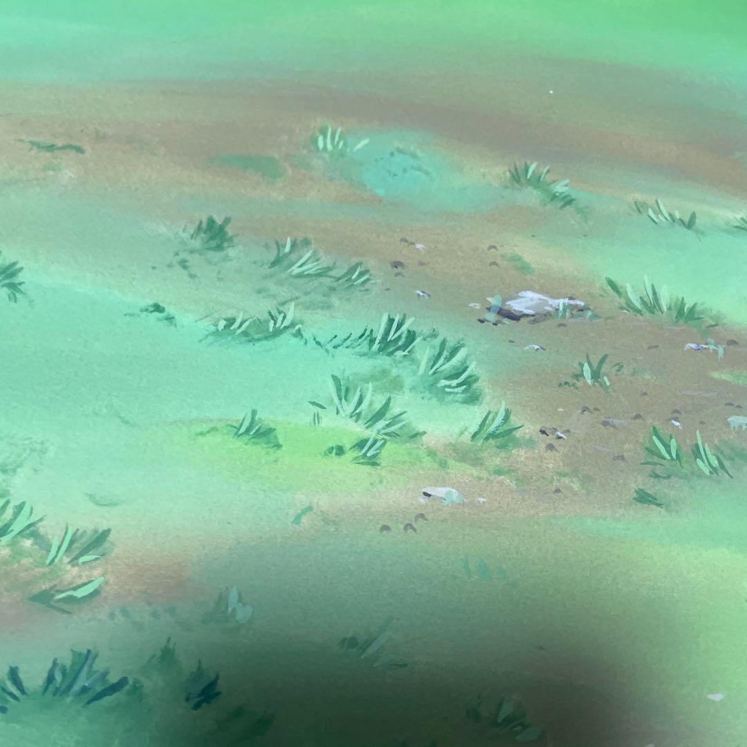 となりのトトロ セル画 直筆背景画