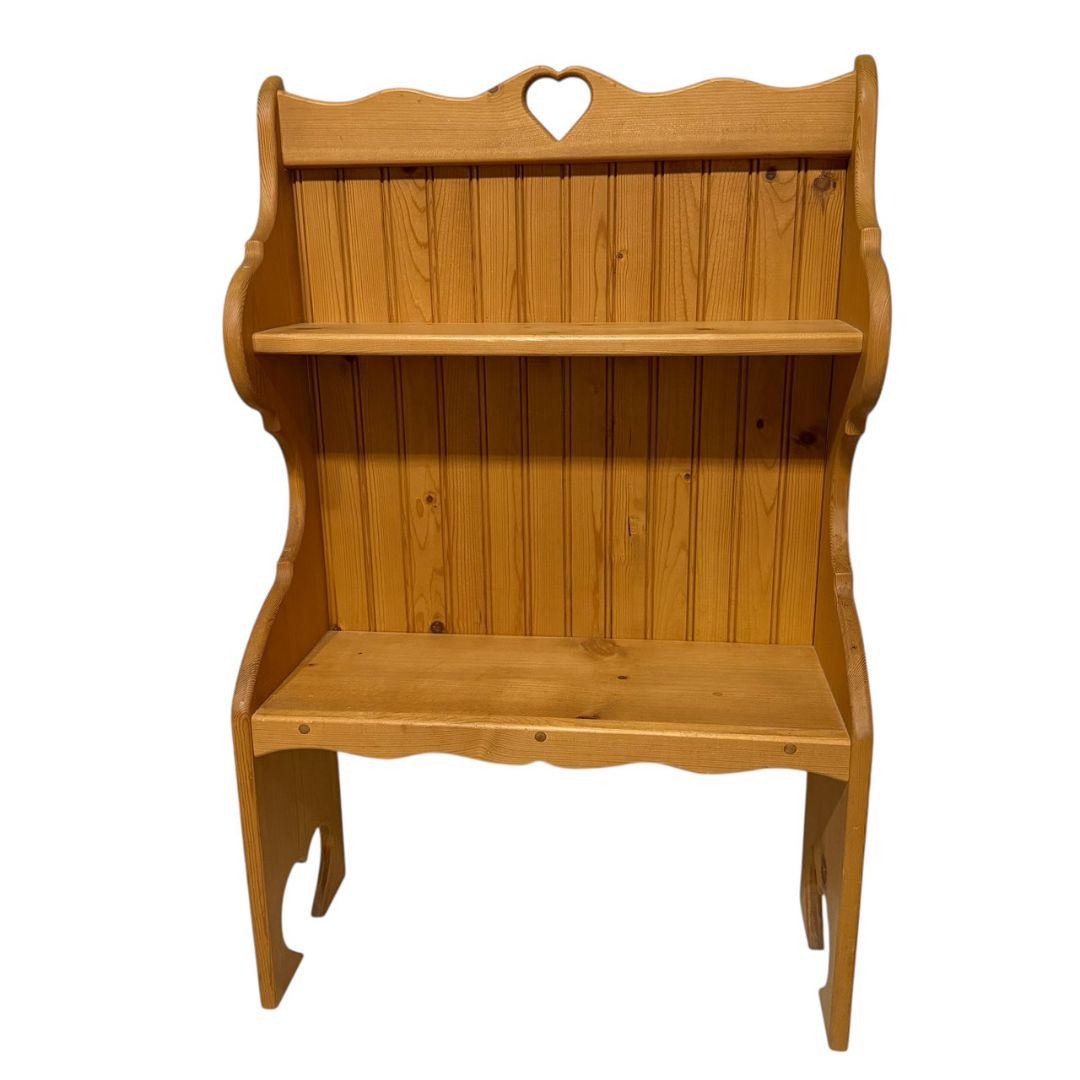 【アメリカンカントリー】キャビネット　家具　ハート　棚　シェルフ　木製　②