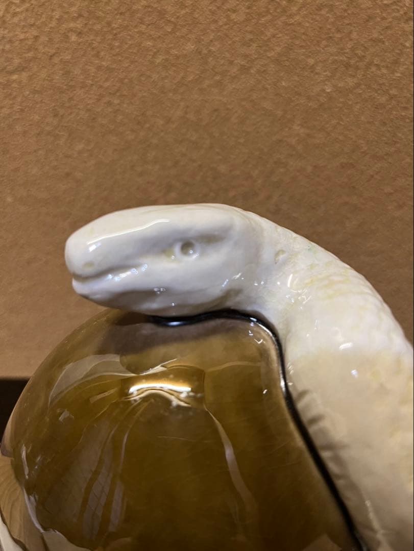 sherry様 人間国宝 三代徳田八十吉 干支 置物 蛇 巳