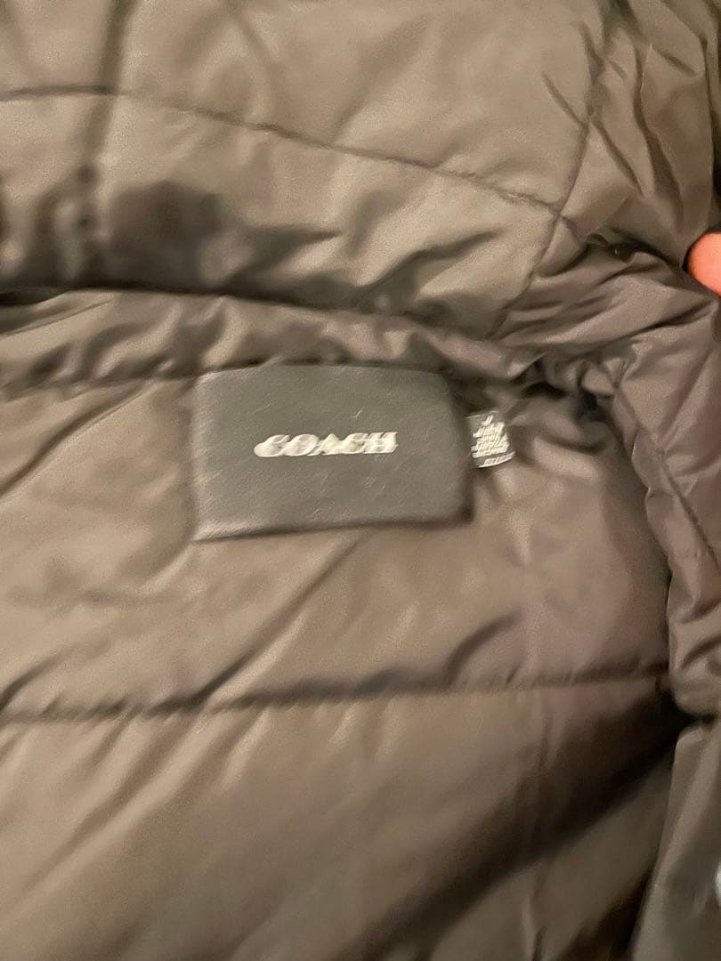 【SALE】COACH コーチ ダウンジャケット パーカー　Mサイズ