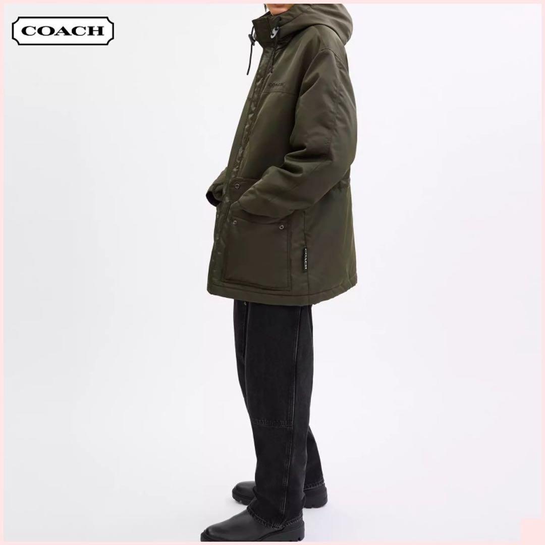 【SALE】COACH コーチ ダウンジャケット パーカー　Mサイズ