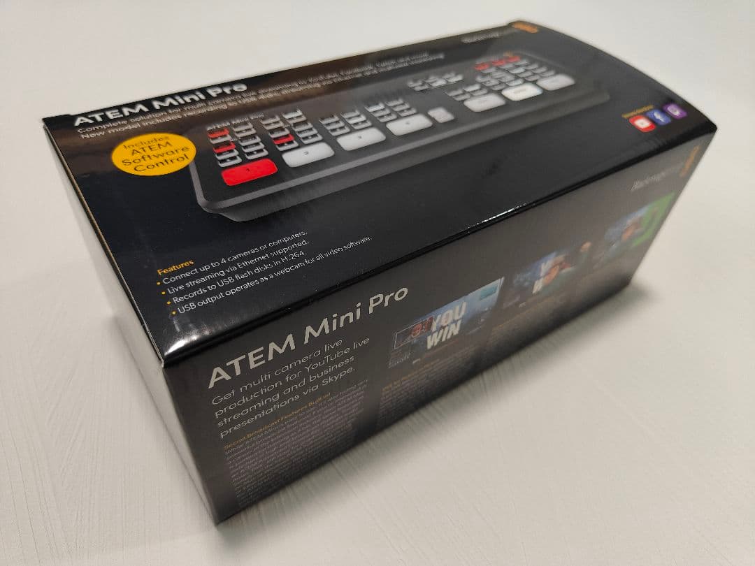 週末値下】ATEM Mini Pro ISO + 専用ハードケース付き Blackmagic