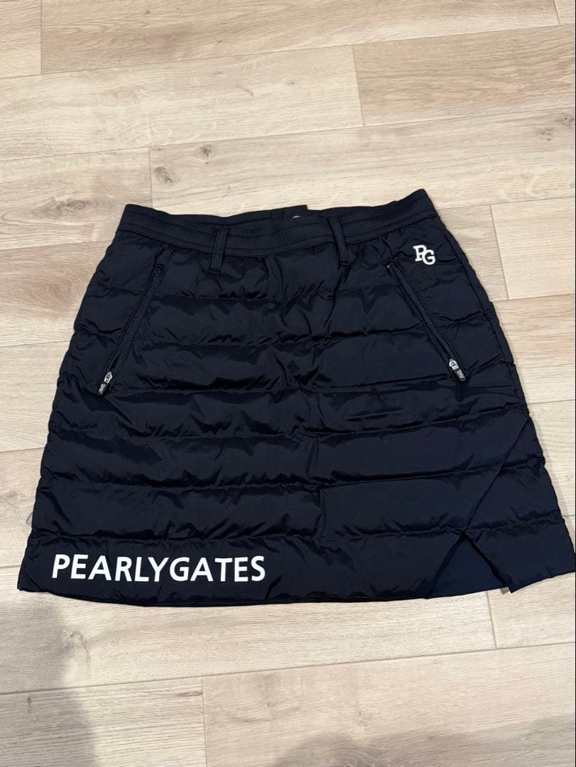 PEARLY GATES ネイビー キルティングスカート