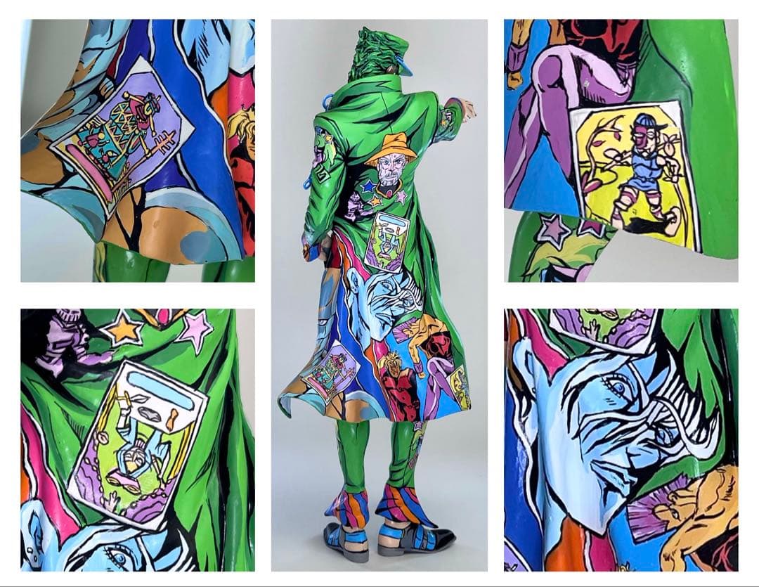 ジョジョの奇妙な冒険 SMSP 空条承太郎 フィギュア リペイント 二次元塗装