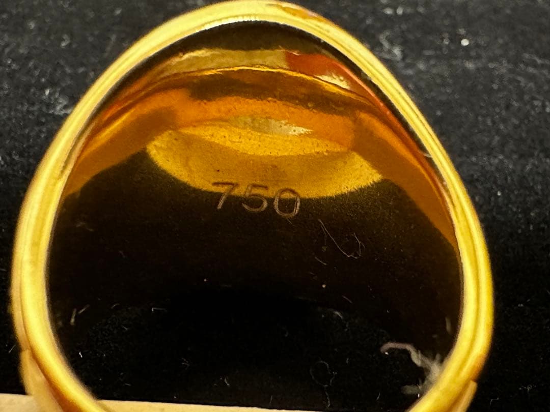お*ぎ様 【遺品整理】アクセサリー ゴールド 家財整理品 750 刻印 リング