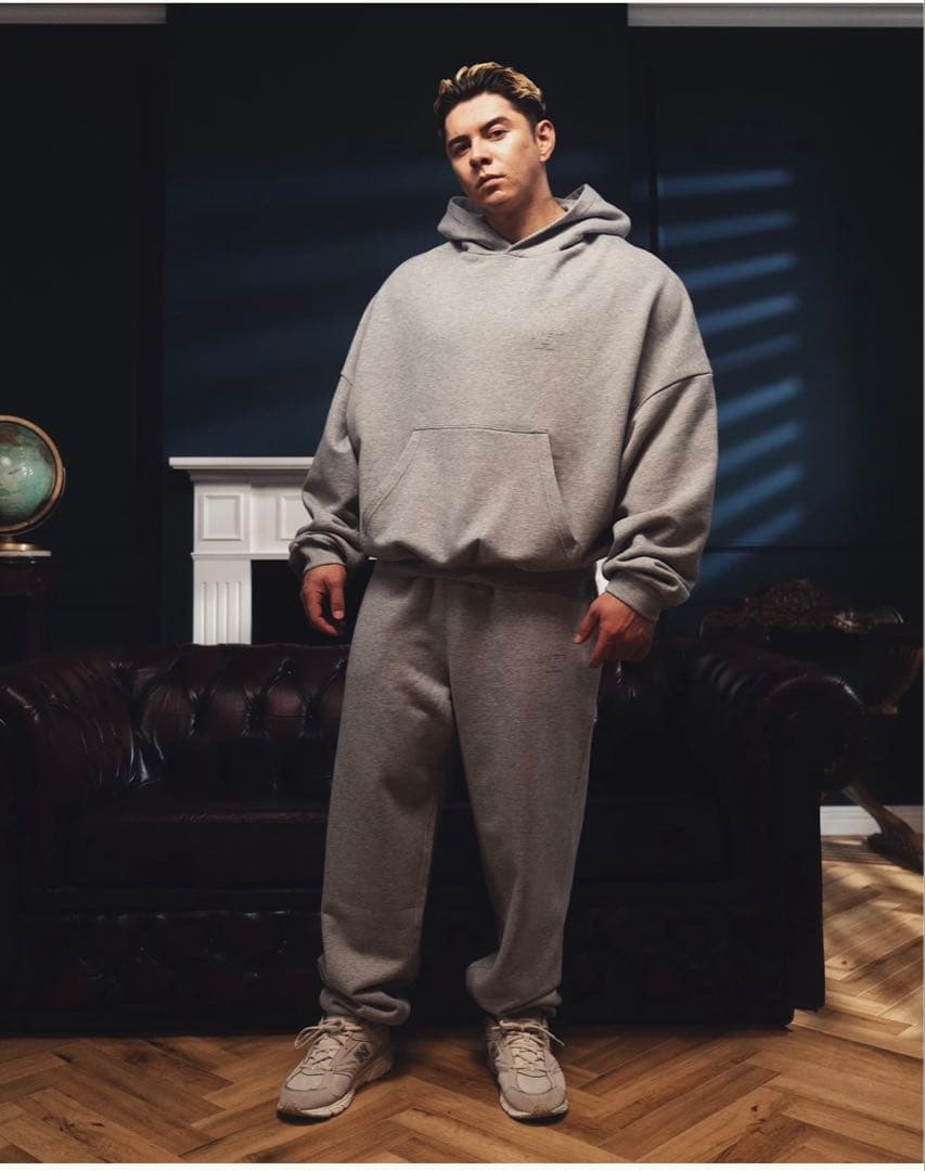 LYFT オーバーサイズスウェットフーディ L グレー