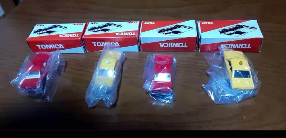 【4台セット】トミカ　オリジナルブルーバード　1/64 消防庁　日本道路公団他