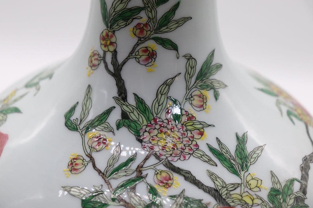 中国 粉彩 桃紋瓶 送料込み260118 - メルカリ