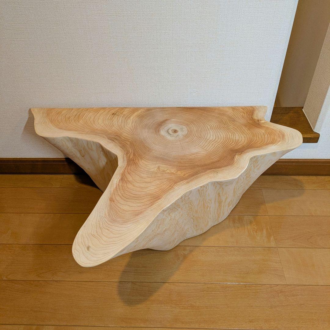 まな様専用 天然檜 切り株 椅子 スツール テーブル 高さ約25㎝