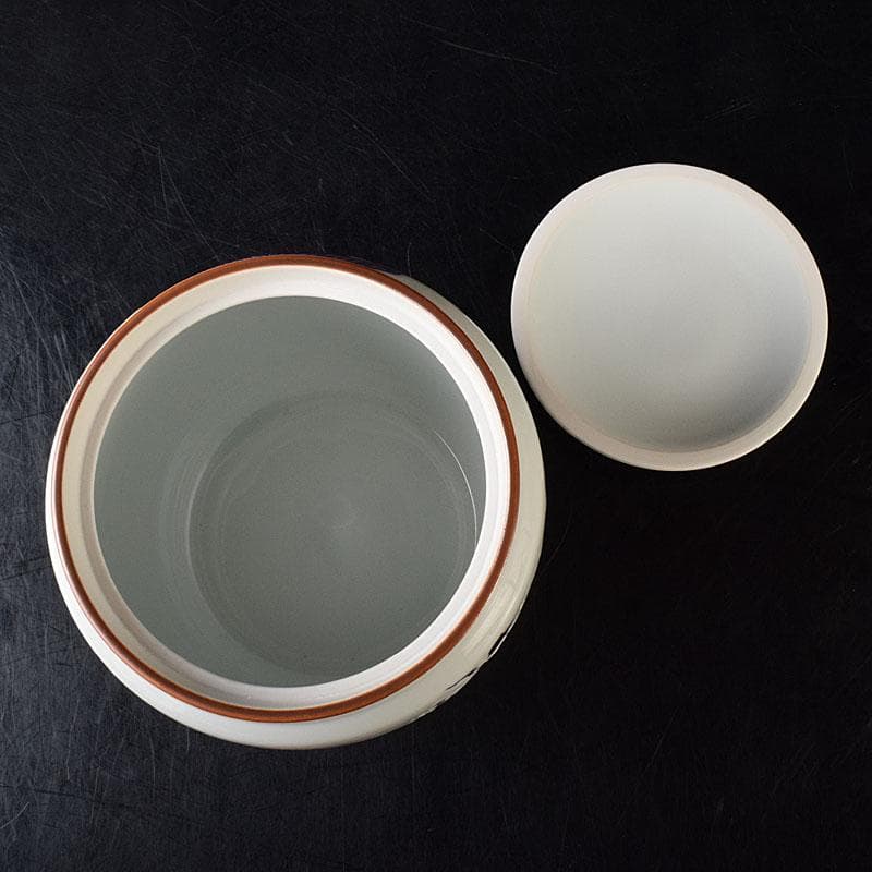 茶道具 京焼 二代 手塚玉堂作 白磁紫彩 竜車文 水指 共布共箱 V R8716