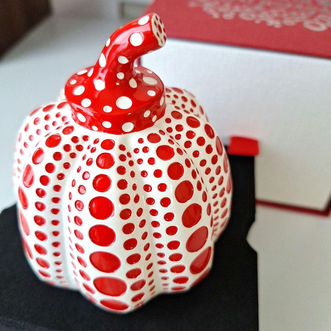 【新品未使用品】草間彌生・かぼちゃ(赤) 新品 草間彌生 かぼちゃ 直島 限定 オブジェ レッド 赤 パンプキン