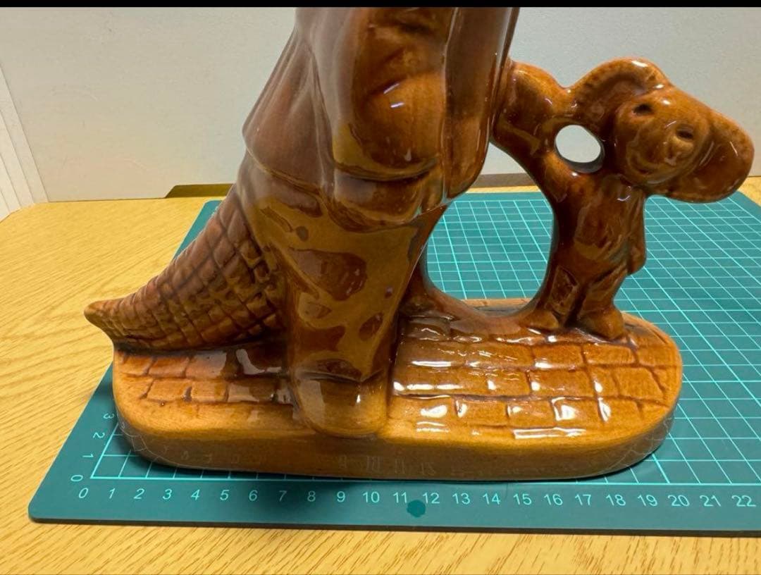 激レア‼️ソビエト アンティーク 大きなチェブラーシカとゲーナの陶器