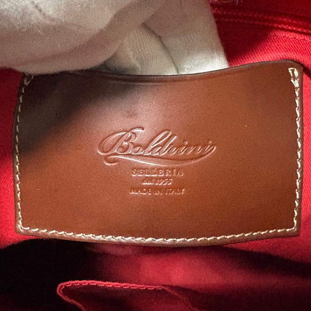 美品 SHIPS別注 ボルドリーニ セレリア 2way ビジネスバッグ A4 茶