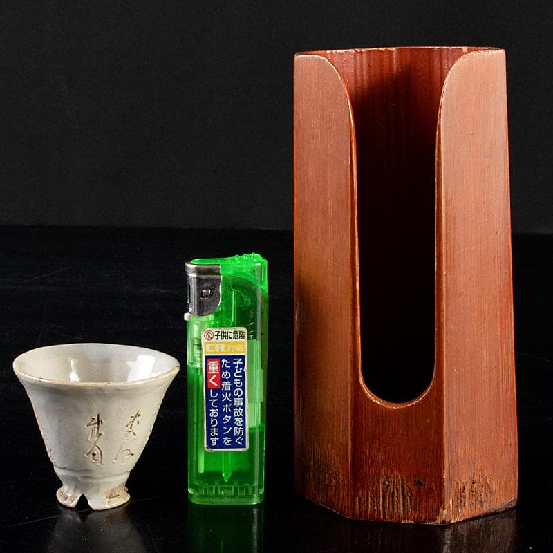 蓮月焼 太田垣蓮月作 白磁 刻和歌文 煎茶碗 四客 古