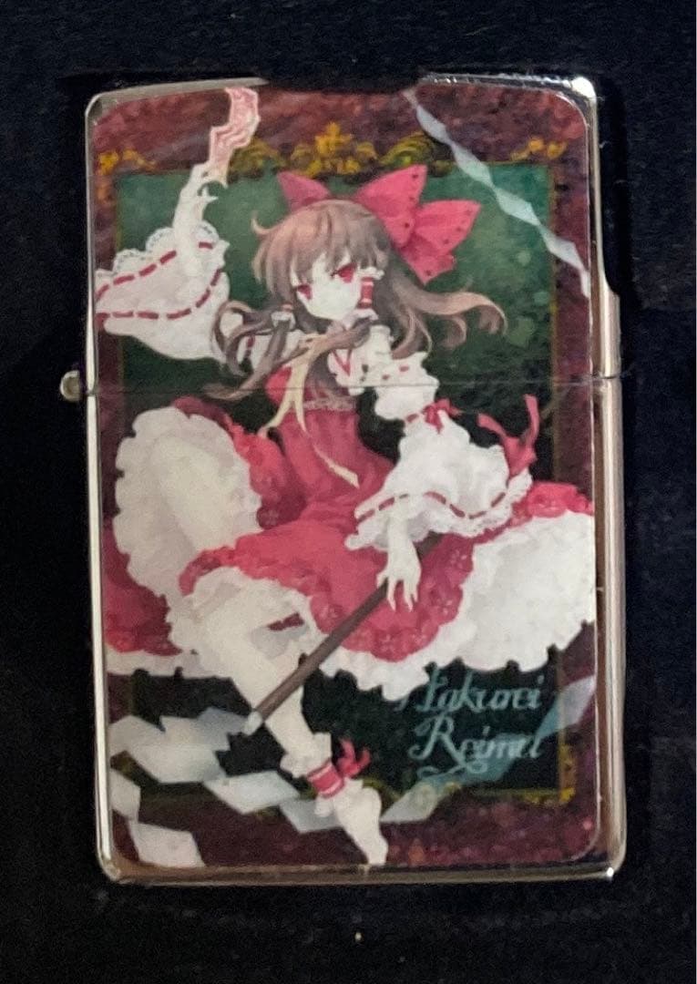 東方project 霊夢 美少女 オイルライター zippo 風 TL6