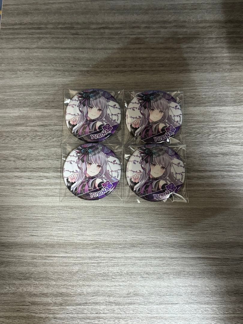 バンドリ 10周年　友希那　缶バッジ 4個セット BanG Dream! トレーディング缶バッジ SideB【PACK】 10th Anniversary