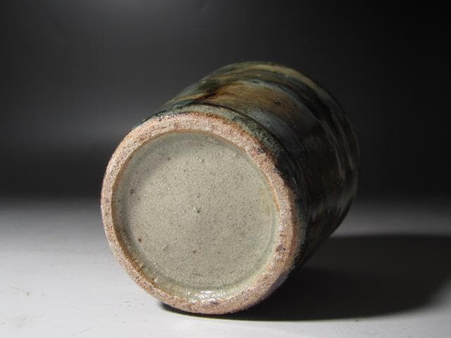 ☆　河井寛次郎　彩湯飲　様々な顔を楽しめる一品☆y422