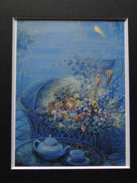 小川恭子、BERCEUSE（子守歌）－月の光に－、希少な画集より、新品高級額