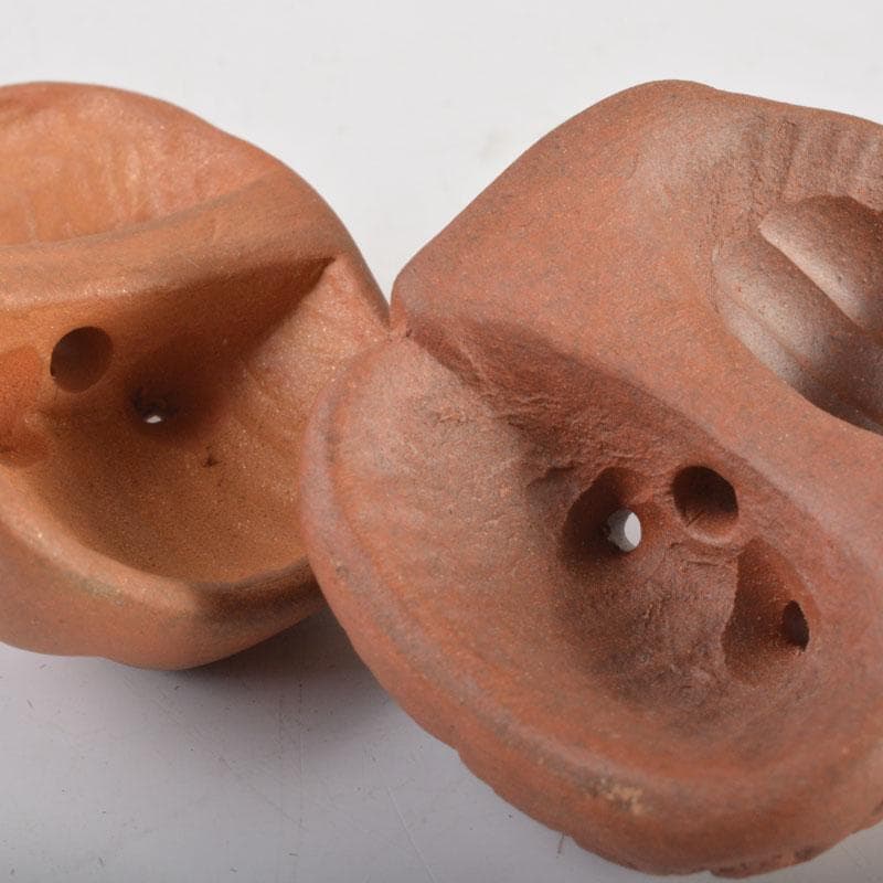 時代提げ物　朱泥　獣骨　面根付　在銘あり　7点まとめて　C　6714