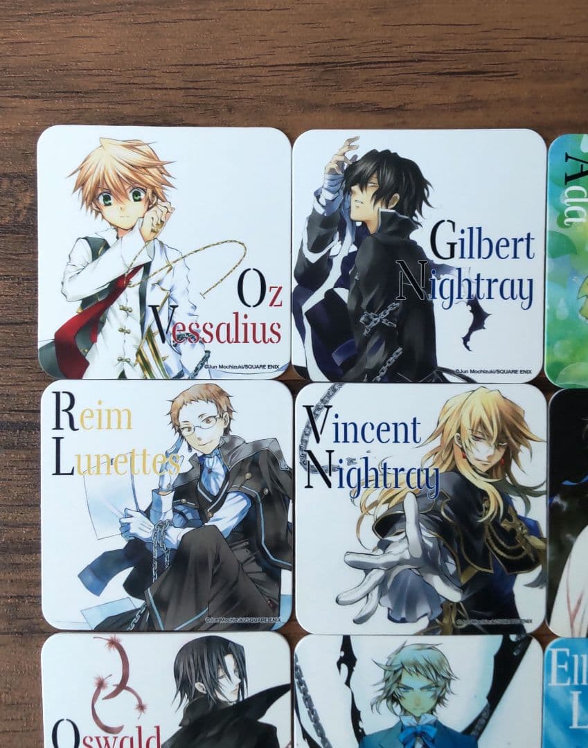 PandoraHearts コースター・イラストカードのまとめ売り