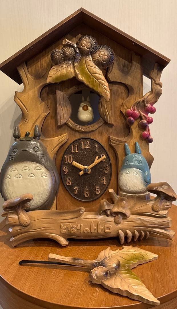 Y*i様 美品☆ジブリ となりのトトロ からくり時計 掛け時計 リズム　アンティ