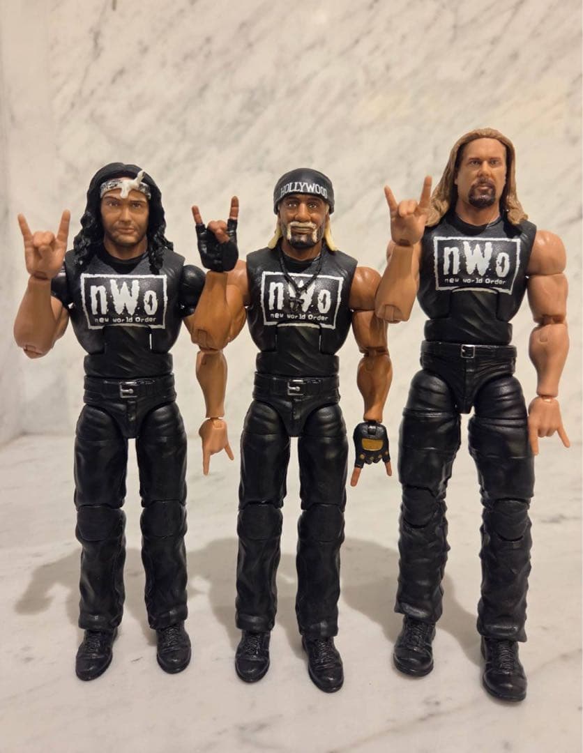 WWE WCW nWo ハルク ホーガン ナッシュ ホール プロレス フィギュア