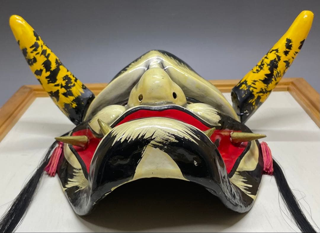 石見神楽面 石見神楽 石州和紙 魔除け 家内安全 商売繁盛 Lw7613