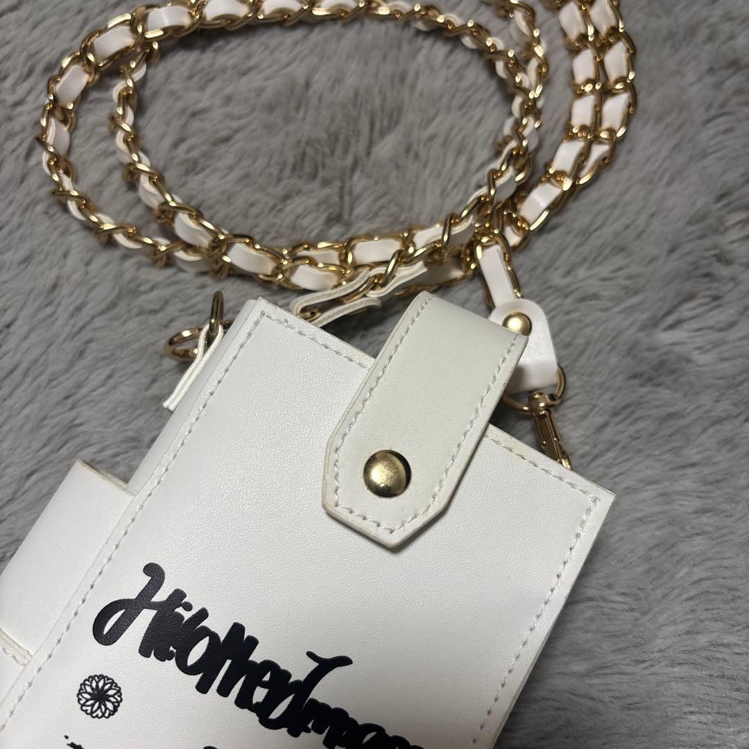 HOI × TAKUYA∞ “KIGOU” Chain Pouch(ホワイト)
