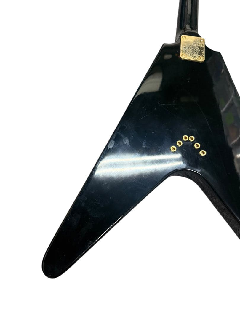 JUNO FV フライングV エレキギター ブラックKORINA コリーナタイプ