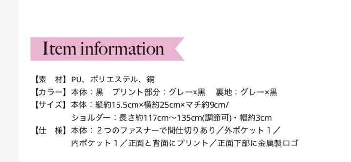 藤井フミヤ ファンクラブ会員限定グッズ ショルダーバッグ