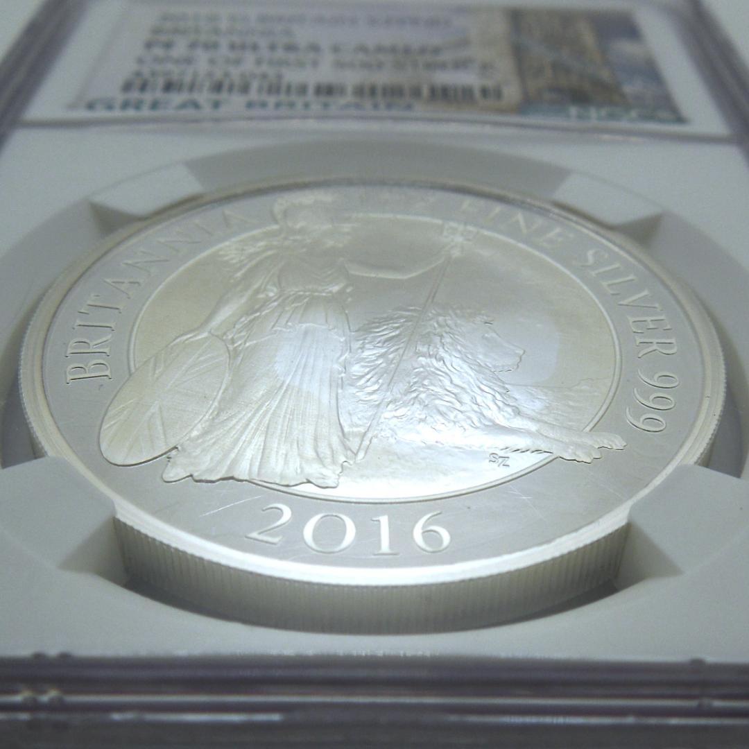 2016 ブリタニア ウナ ライオン 銀貨 ☆初期500枚 NGC PF70UC