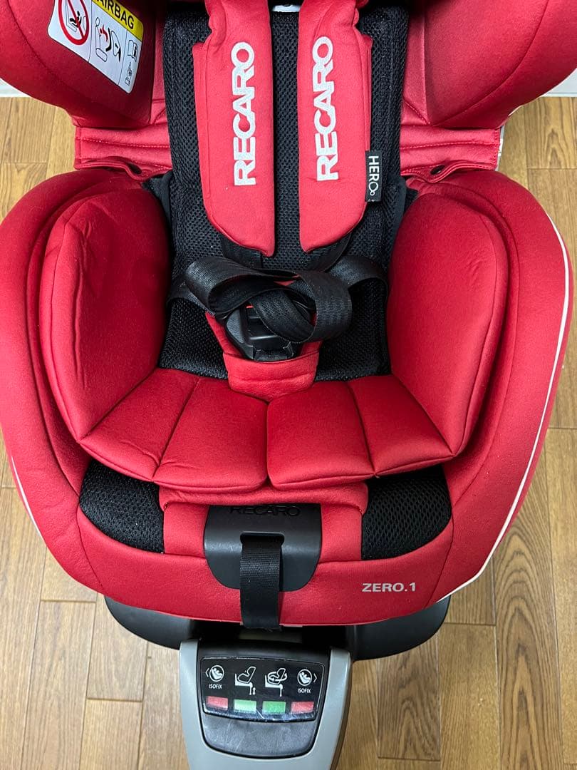 新生児OK レカロゼロワンチャイルドシートベビーサポートクッション付