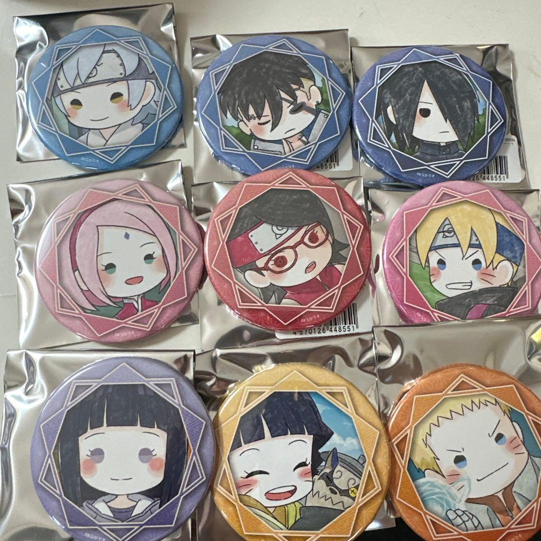 NARUTO BORUTO 缶バッジセット - メルカリ