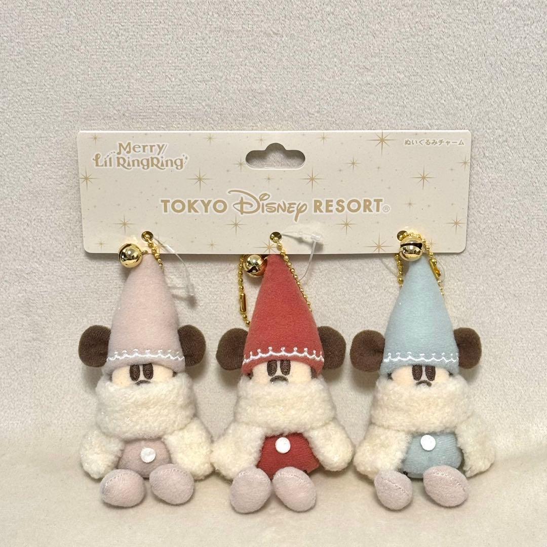 東京ディズニーリゾート　クリスマス　リルリンリン　トート　ぬいぐるみチャーム