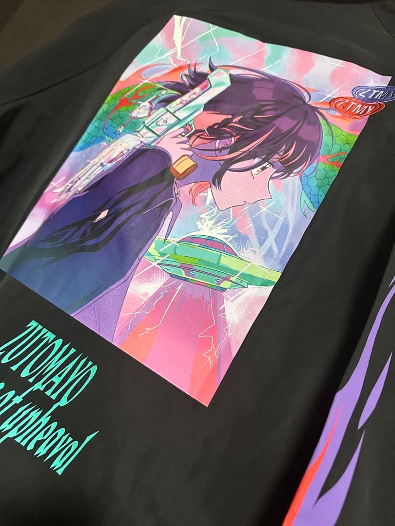 ずっと真夜中でいいのに。ミラーチューンコーチジャケットM 中古ほぼ未使用